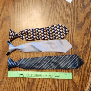 Set of 3 Boy's Clip-on Ties